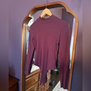 Olive & Oak Purple Long Sleeve Bodysuit